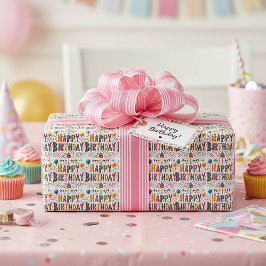 Happy Birthday Cadeaupapier