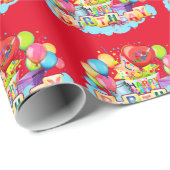 Happy Birthday Cadeaupapier (Rol Hoek)