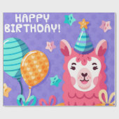 Happy Birthday Cadeaupapier (Vlak)