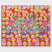 Happy Birthday Cadeaupapier (Vlak)