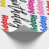 HAPPY BIRTHDAY CADEAUPAPIER (Hoek)