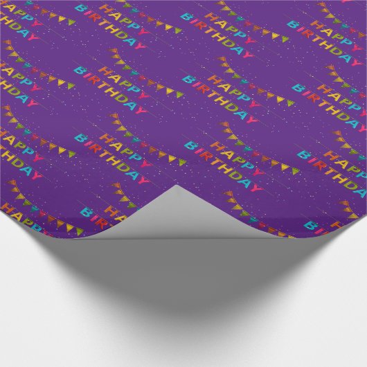 Happy Birthday Cadeaupapier (Hoek)