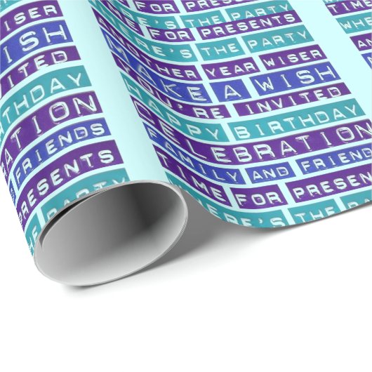 Happy Birthday Cadeaupapier (Rol Hoek)