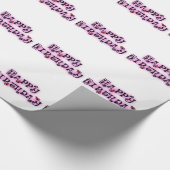 Happy Birthday Cadeaupapier (Hoek)