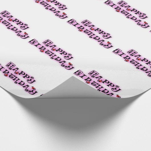 Happy Birthday Cadeaupapier (Hoek)