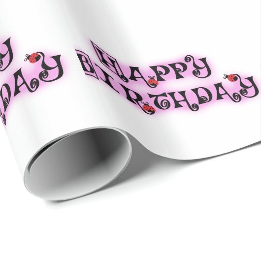 Happy Birthday Cadeaupapier (Rol Hoek)