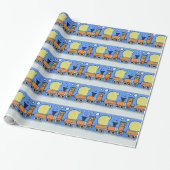 Happy Birthday Cadeaupapier (Uitgerold)