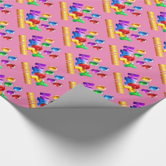 Happy Birthday Cadeaupapier (Hoek)