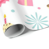 Happy Birthday Cadeaupapier (Rol Hoek)