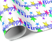 Happy Birthday Cadeaupapier (Rol Hoek)