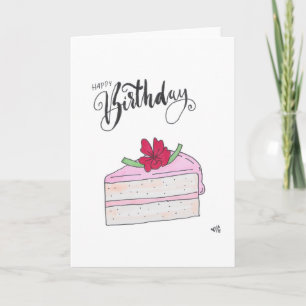 Happy Birthday Cake 1 Kaart