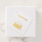 Happy Birthday Cake Bag Gift Party Bedankjes Labels (Met doos)