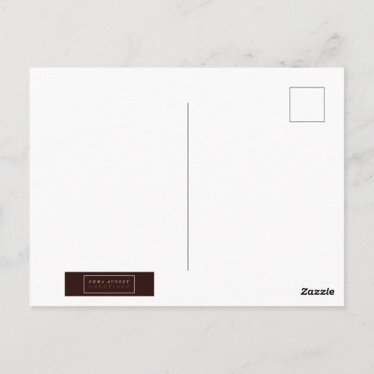 Happy Birthday Cake Briefkaart (Achterkant)