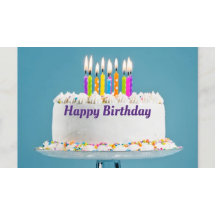 Happy Birthday Cake Briefkaart