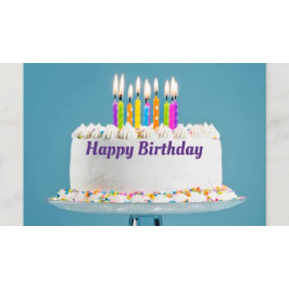 Happy Birthday Cake Briefkaart