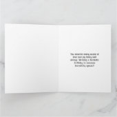Happy Birthday Cake Card Bedankkaart (Binnen)