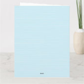 Happy Birthday Cake Card Bedankkaart (Achterkant)