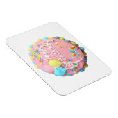 Happy Birthday Cake Flexi Magnet Magneet (Rechterzijde)