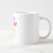 Happy Birthday Cake Graphic Grote Koffiekop (Rechts)