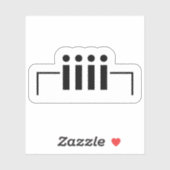 Happy Birthday [ Cake ] Japanse emoticon Sticker (Vel)