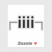 Happy Birthday [ Cake ] Japanse moticon Sticker (Vel)