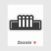 Happy Birthday [ Cake ] Japanse moticon Sticker (Vel)