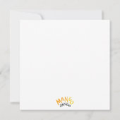 Happy Birthday Cake Kaart (Achterkant)