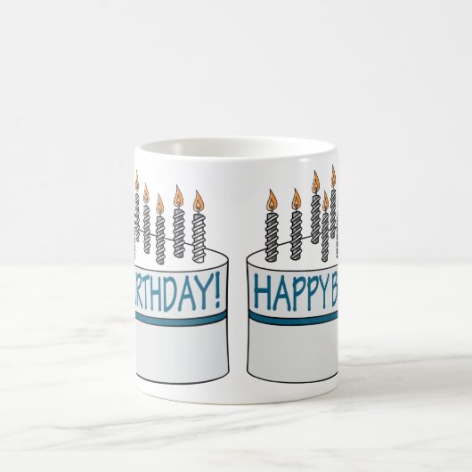 Happy Birthday Cake Koffiemok (Center)