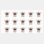 Happy Birthday cake Labels (Vel)