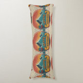 Happy Birthday Cake Lichaamskussen (Voorkant Verticaal)