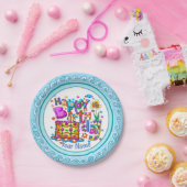 Happy Birthday Cake papier bord (Feest)