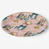 Happy Birthday Cake Papieren Bordje (Gekanteld)