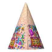 Happy Birthday Cake party pet Feesthoedjes (Achterkant)