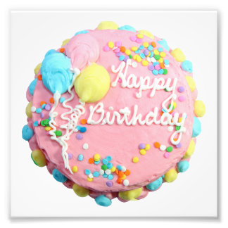 Happy Birthday Cake Photo Prints Foto Afdruk