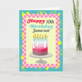 Happy Birthday Cake Stack van Fun Customize Kaart (Voorkant)