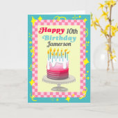 Happy Birthday Cake Stack van Fun Customize Kaart (Gele Bloem)