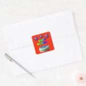 HAPPY BIRTHDAY CAKE STICKER (Envelop)