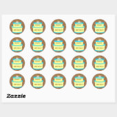 Happy Birthday Cake Stickers (Vel)