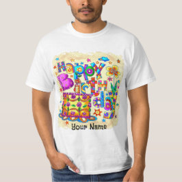 Happy Birthday Cake verjaardag T-shirts