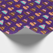 Happy Birthday Cakes Cadeaupapier (Hoek)