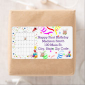 Happy Birthday Calendar Februari 2022Address Label (Insitu)