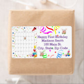 Happy Birthday Calendar May 2022 Address Label (Insitu)