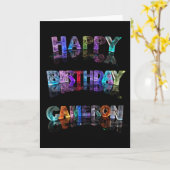 Happy Birthday Cameron Kaart (Gele Bloem)