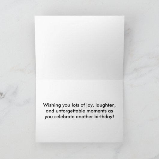 Happy Birthday Camouflage Pastel Blauw Abstract Kaart (Binnen)