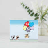 Happy Birthday Canada! beroemd gemaakt door Harrop Briefkaart (Staand voorkant)