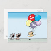 Happy Birthday Canada! beroemd gemaakt door Harrop Briefkaart (Voorkant / Achterkant)