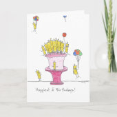 Happy Birthday Candles Kaart (Voorkant)