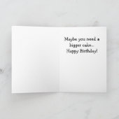 Happy Birthday Candles Kaart (Binnen)