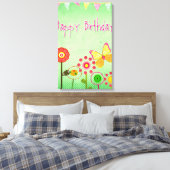 Happy Birthday Canvas Afdruk (Insitu (Slaapkamer))