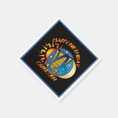 Happy Birthday Capricorn Zodiac Birth Sign Napkins Servet (Hoek)